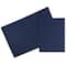 JAM Paper 2-Pocket Textured Linen Business Folders, 6ct.
